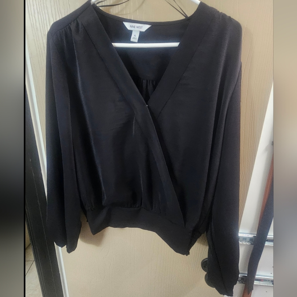 Nine West Elegant Black Blouse